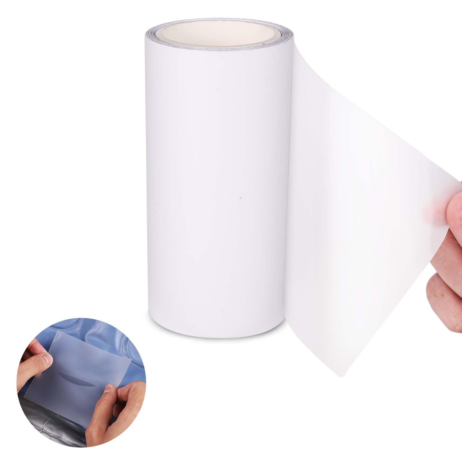 TPU Waterproof Pool Repair Tape - 4" x 4.92ft Multifunctional Patch for Swimming Rings, Tents, Floats, and Inflatable Toys