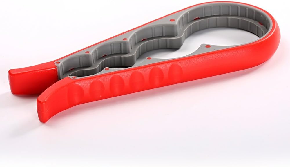 Otstar Jar Opener and Bottle Opener Red Non-Slip Ergonomic Handle