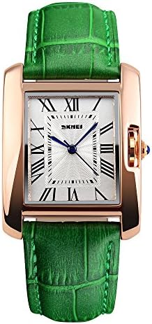 Toopot Womens Watch, Analog Quartz Watches for Women, Casual Wrist Watch Unique Dress Watch Square Dial Roman Numeral Strap Fashion Ladies Watches on Sale Birthday Gift 30M Waterproof for Girls