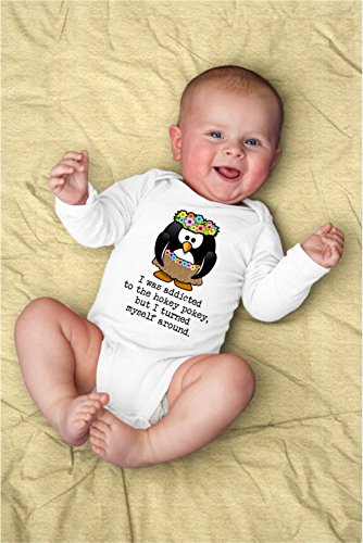 Funny Owl Hokey Pokey Dance Baby Bodysuit, For Dancing Queen or Little Princess - Thumbnail 4