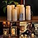 Flameless Candles, Led Candles Set of 9 Battery Operated Candles (Height 5
