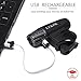 HCLIFE Bike Light - USB Rechargeable LED Bicycle Lights Front and Back Night Safety Waterproof Cycling Headlight for Road and Mountain