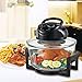 Excelvan 12 Quart 1200W Halogen Tabletop Countertop Convection Cooking Toaster Oven,Matt Black