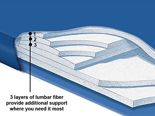 California King Dual Mid Fill Lumbar Support Waterbed Mattress with Liner and Fill&Drain Kit