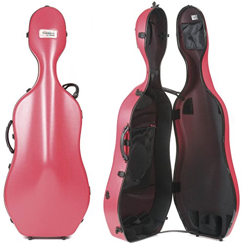 Bam France 1001S Classic Peony Red 4/4 Cello Case