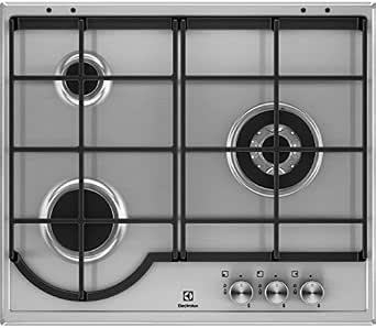Electrolux EGM6343YAK Encimera de gas cm. 60 - cristal negro | Vieffetrade