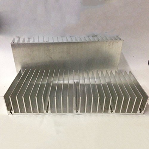 Aluminum Heatsink Cooling Fin 150mmx60mmx25mm for Power Amplifier