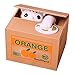 Xubox Stealing Coin Cat Box, White Kitty Money Box Piggy Bank Cute Automatic Stealing Money Toy Bank with English Speaking, Coin Saving Box Great Gift Ideas for Babies and Kids