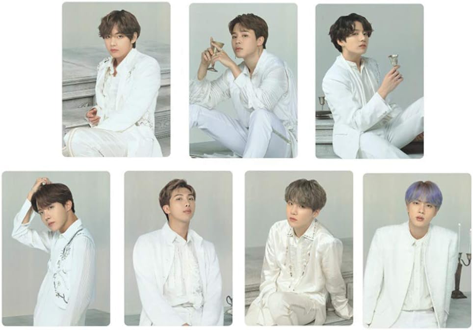 Pragmatic 7Pcs/Set New World Tour Love Yourself Speak Yourself The Final Album Mini Lomo Card Photocard Collective Postcard(None qq)