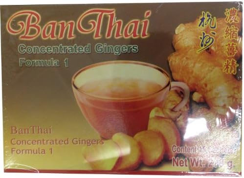[Ban Thai] Concentrated Gingers Formula 1 15 Sachets. (Net Wt. 270 G.)