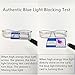 Reading Glasses 2.5 Blue Light Blocking Reader Gaming Screen Digital Eyeglasses Anti Glare Eye Strain Transparent Lens UV Light Weight for Women Men