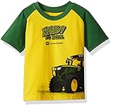John Deere Baby Toddler Boys' Graphic Tee, Yellow/Green, 2T