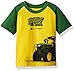 John Deere Baby Boys' Toddler Graphic Tee, Yellow/Green, 4T