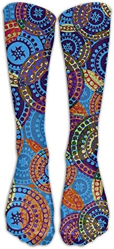 New Disk Grain Knee High Graduated Compression Socks For Women And Men - Best Medical, Nursing, Travel &amp; Flight Socks - Running &amp; Fitness