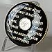 Bright Star Press 25 Year Classic Black AA Alcoholics Anonymous Medallion Chip Tri Plate Gold & Nickel Plated Serenity Prayer