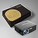 VisualGreat GP80 Projector, Portable Size Top Game Video Entertainment,1800 LMS LED Light Output Brightness for Home Theater 1080P Ready via Double USB To Achieve Your Movie at Your Family Party