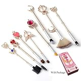 Sailor moon Makeup Brushes Cardcaptor Sakura Makeup outfit/Makeup Brush Women Gift(Sailor moon Rose)