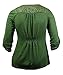 NY Collection Women's Long Sleeve Roll Tab Blouse
