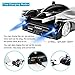 Flyglobal Remote Control Car USB Rechargeable RC Wall Climbing Car Mini Radio Controlled Cars with Led Light 360°Rotating Stunt Wall Climbing Toys for Kids Boys Girl Teens Adults Black
