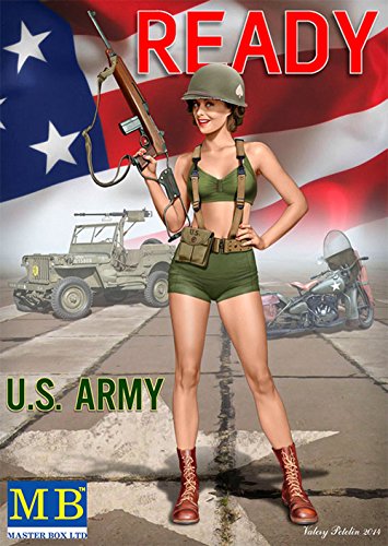 Master Box Models "Alice" U.S. Army - Pin-Up Series Kit #3 (1:24 Scale)