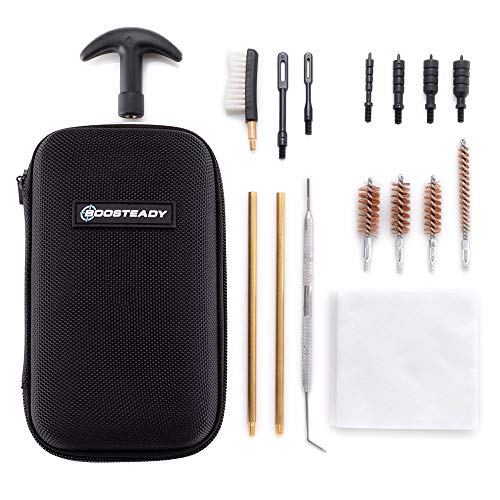 BOOSTEADY Universal Handgun Cleaning kit .22.357.38,9mm.45 Caliber Pistol Cleaning Kit Brush and