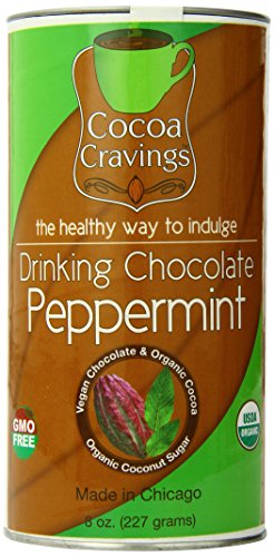 Cocoa Cravings Drinking Chocolate, Peppermint, 8 Ounce