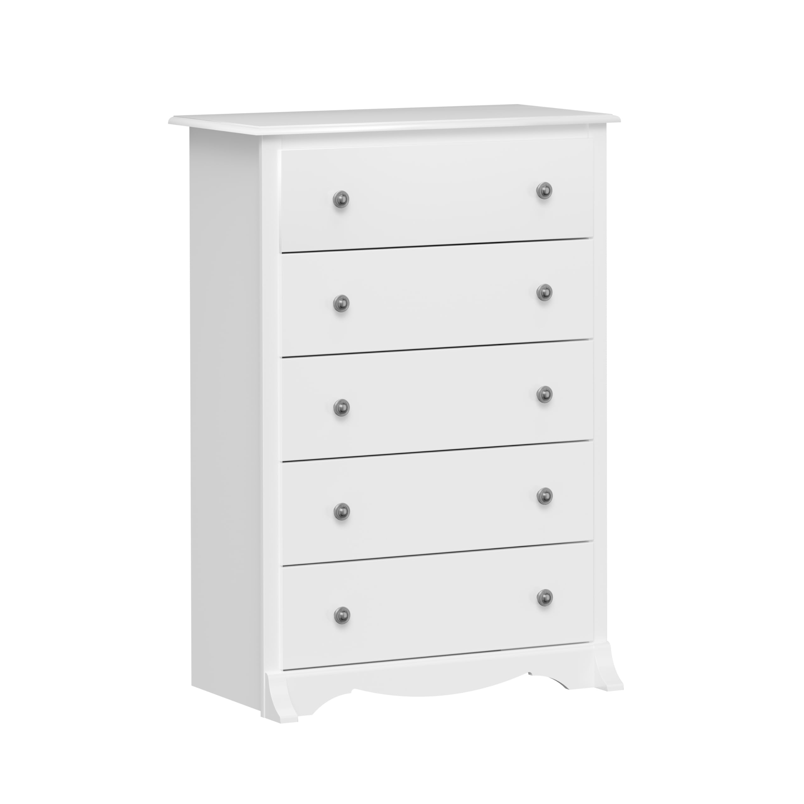 Photo 1 of *** PARTIAL SET MISSING BOX # 2 **** Prepac Sonoma Superior 5-Drawer Dresser for Bedroom - Spacious and Stylish Chest of Drawers, Measuring 17.75"D x 31.5"W x 44.75"H, In White Finish