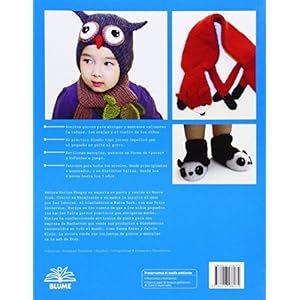 Gorros, manoplas, patucos y bufandas: 20 divertidos proyectos de punto para pequeños monstruitos (Spanish Edition)