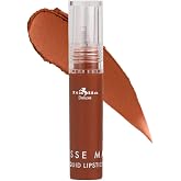 Italia Deluxe Pick 1 Mousse Matte Liquid Lipstick Comfortable Velvet Finish &amp; Zipper Bag (190-04 : LETHAL, Full Size)