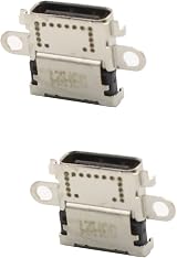 HYNNIO 2x Replacement USB C Port for Nintendo Switch Lite Charging Charger view 4