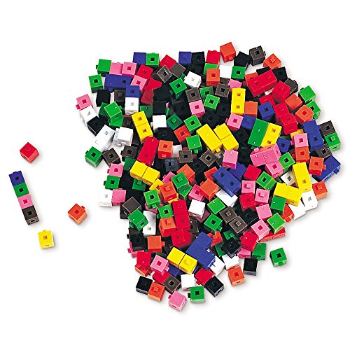 Learning Resources Interlocking Gram Unit Cubes, Set of 1,000