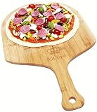 Pizza Royale Ethically Sourced Premium Natural Bamboo Pizza Peel (Extra Large)