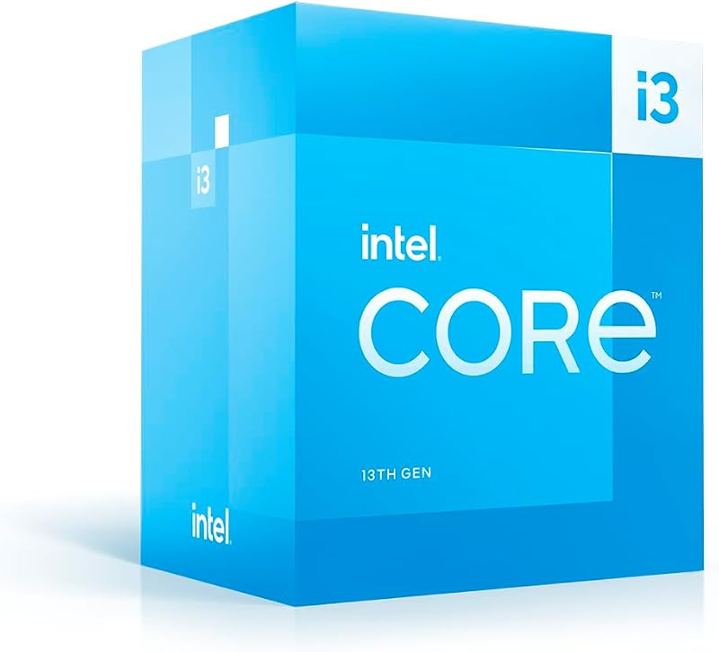 Intel Core i3-13100 13th Gen Desktop Processor CPU PCIe 5.0 DDR5 60W