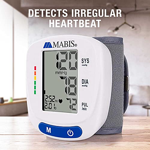 Mabis Digital Premium Wrist Blood Pressure Monitor with Automatic Wrist