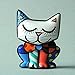 Romero Britto Mini New Cat Figurine