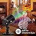 1byone Halloween Led Pattern Projection Lights Auto-Shifting Images & Switchable Pattern Outdoor/Indoor Use, IP65 Water-Resistant