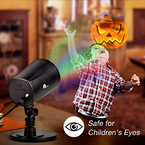 1byone Halloween Led Pattern Projection Lights Auto-Shifting Images & Switchable Pattern Outdoor/Indoor Use, IP65 Water-Resistant - Thumbnail 4