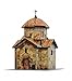 KERANOVA Clever Paper Temples of The World 24 Piece Karmravor Church 3D Puzzle, 10.5 x 15 x 9.5 cm, 1/87 Scale