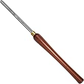 SIIIXS 5/8" HSS Bowl Gouge,1/2" Flute Side Grind Wood Lathe Turning Chisel | Beech Handle