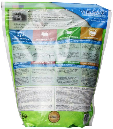 Vitakraft VitaSmart Guinea Pig Food - High Fiber Timothy Formula, 4 lb.