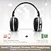Premium Wireless Bluetooth Headphones, SD Wireless Card Reader, Dual Listening Mode - Listen w/ a Friend, MP3, Built-in Mic for Call Answering, FM Radio, Portable Folding Design, from Pyle (PHPMP39)