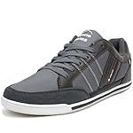 alpine swiss Mens Stefan Gray Suede Trim Retro Fashion Sneakers 11 M US