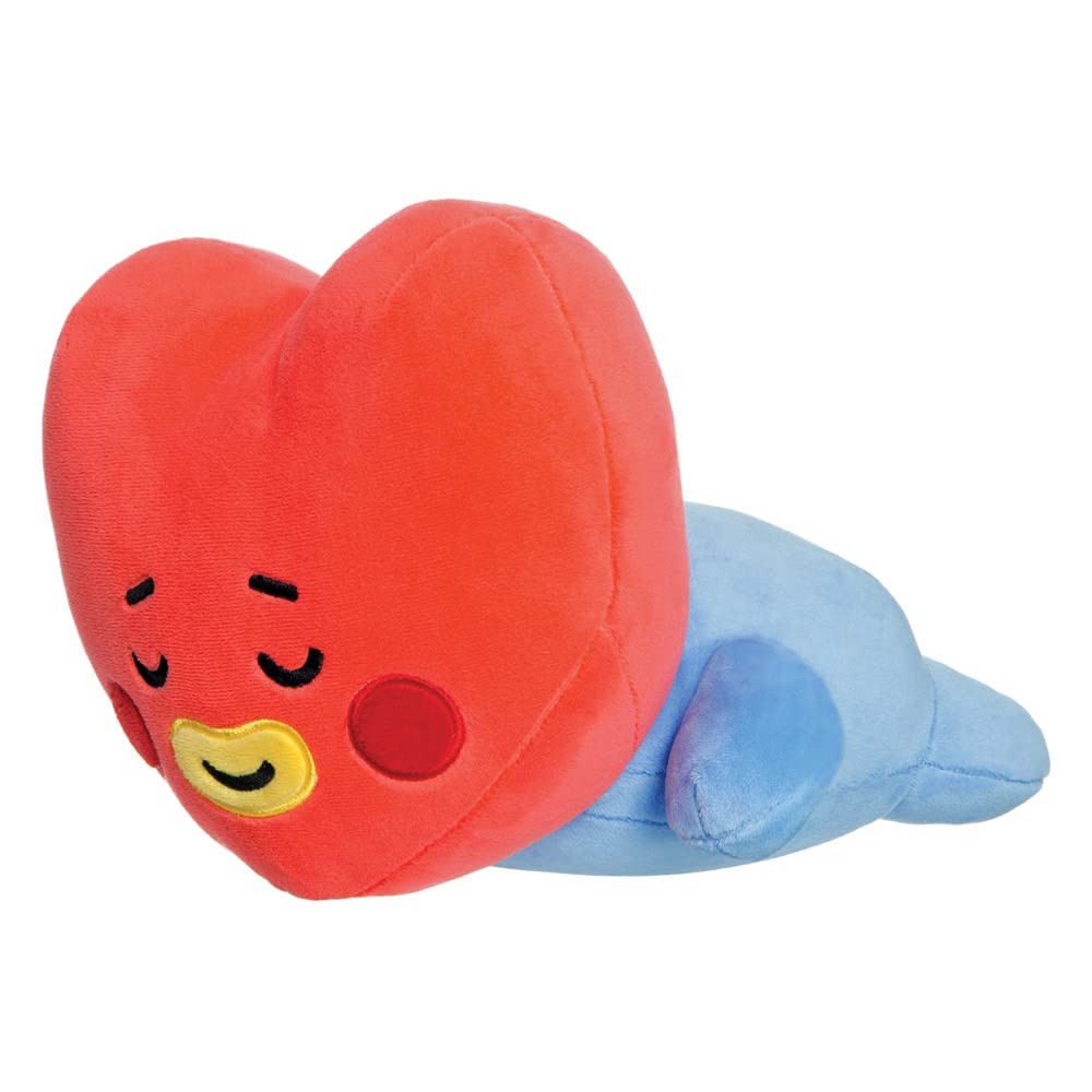 AURORA - BT21 Official Merchandise, TATA Baby Mini Pillow Cushion, Soft Toy, Red