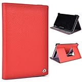 Red Rotating Case 360 Stand for Amazon Fire Tablet 7
