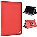 Red Rotating Case 360 Stand for Amazon Fire Tablet 7