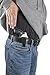 The Defender Leather IWB Holster - Fits Most J Frame Revolvers Incl. Ruger LCR, S&W 442/642, Taurus, Charter & Most .38 Special Revolvers - Made in USA - Black - Right Handed