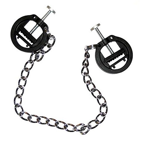 The Bondage Locker Gimp Fetish Slave Steel Nipple Clamps Toys