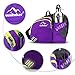 Outdoor Waist Bag, Sunhiker Sports Water Resistant Waist Pack with Water Bottle (Not Included) Holder, Running Belt Bag Pouch Fanny Pack for Hiking Running Cycling Camping Climbing Travel(Purple)
