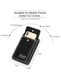 S-ZONE - Bolso bandolera de piel sintética con cremallera para mujer