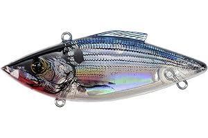 Bill Lewis Lifelike Vibrations Rat-L-Trap Super-Trap 1.5 OZ Lipless Crankbait Fishing Wobble Sinking Lure for Saltwater
